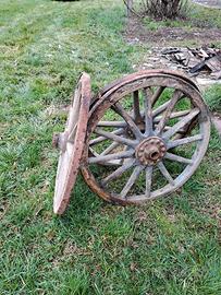TRE RUOTE CARRO ORNAMENTALI DA GIARDINO