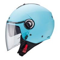 Casco jet caberg riviera v4 matt light blue