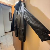 Giaccone in pelle Armani