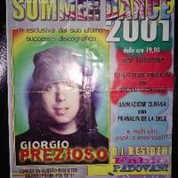 Flyer volantino giorgio prezioso summer dance 2001