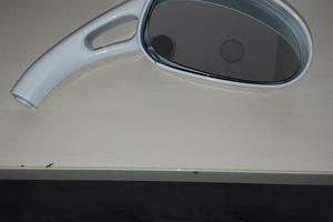 Specchietto moto malaguti f12 / F15 bianco DX