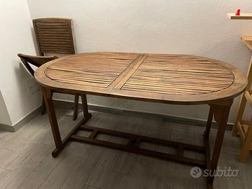 Tavolo giardino legno