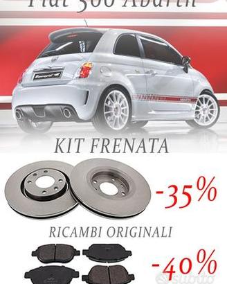 Fiat 500 abarth kit frenata ricambi originali