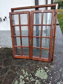 Finestra in legno con controtelaio