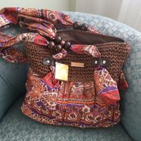 Borsa da donna stile etnico +portafoglio 