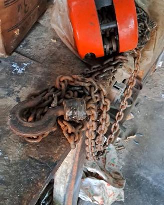 SOLLEVATORE  ARGANO A CATENA