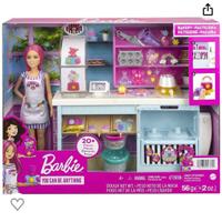 Set barbie pasticcera e pittrice