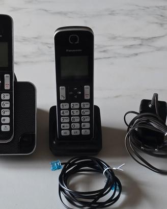 Panasonic KX-TGD312JTB Telefono Cordless Digitale,