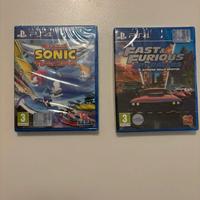 VIDEOGIOCO TEAM SONIC RACING + FAST&FURIOUS (PS4)