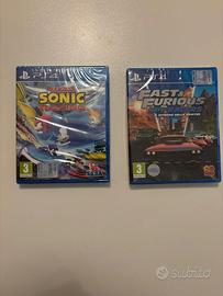 VIDEOGIOCO TEAM SONIC RACING + FAST&FURIOUS (PS4)