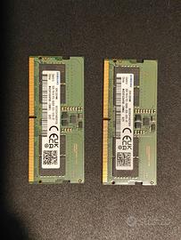 RAM  Samsung SoDimm 16gb (2x8) 5600 MHz