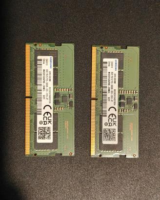 RAM  Samsung SoDimm 16gb (2x8) 5600 MHz