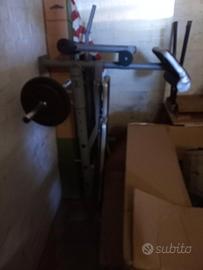 Panca palestra pieghevole