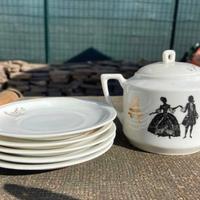 Piatti con zuccheriera/saliera