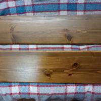 Mensole artigianali in rovere massello 110x20x3cm