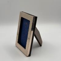 Mini Cornice Argento 800 e Legno Vintage