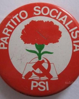 Distintivo psi partito socialista 1981 Craxi