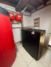 Caldaia a gassificazione legna fiamma inversa