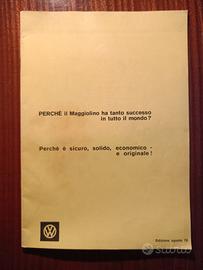 VOLKSWAGEN Maggiolino – depliant 1970