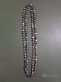 Collana lunga perle di fiume secure barocche 