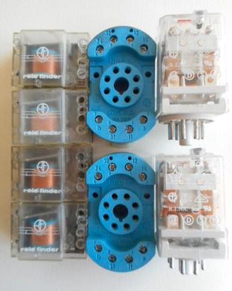 6 Relè Finder – Modelli 25.01 / 25.04 / 60.12