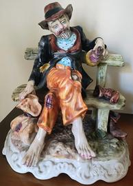 Statuina italiana vintage Capodimonte