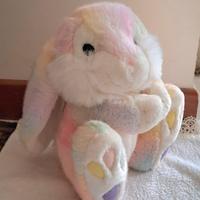 Peluche Coniglietto Arcobaleno ,Morbido e Colorato