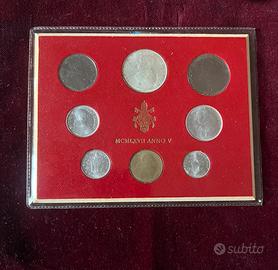 Vaticano serie originale divisionale 1967 Paolo VI