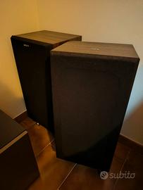 Casse vintage Sony E30 connettore DIN 2 poli