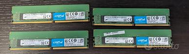 Ram 8gb DDR4 2400 - 4 chip