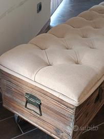 panca contenitore legno