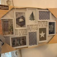 Porta foto multiplo Live laugh love