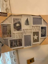 Porta foto multiplo Live laugh love