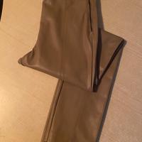 Pantaloni donna in pelle Zara