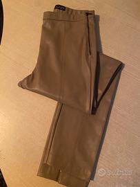 Pantaloni donna in pelle Zara