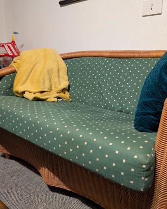 Divano da esterno in rattan