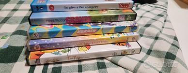 Lotto 6 DVD cartoni animati Disney