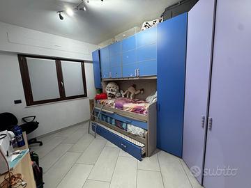 Cameretta bimbi con cabina armadio