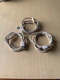 Lotto 3 cavi USB per iPhone Lightning
