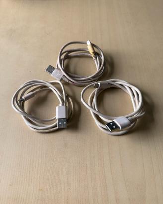 Lotto 3 cavi USB per iPhone Lightning