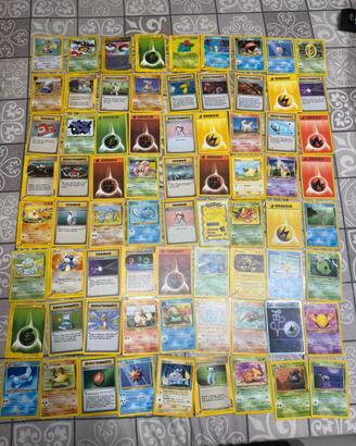 CARTE POKEMON 1 EDIZIONE FOSSIL ASSORTITE