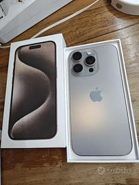 iPhone 15 PRO 128 GB 84% batteria intonso