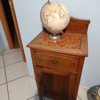 Comodino  in legno con marmo