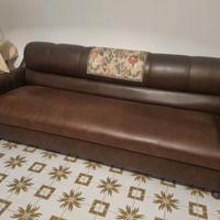 Divano ecopelle a letto