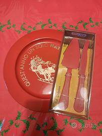 Paletta e coltello per dolce più piatto 