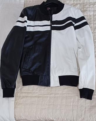 Chiodo bianco e nero per bambini