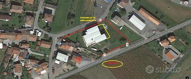 Immobile Commerciale con 2 alloggi con terreno edi