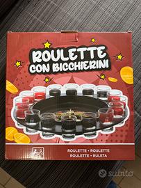 Roulette alcolica con 16 bicchierini