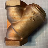Filtro a Y in ottone con rete in acciaio inox 4”