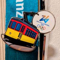 PIN ufficiale tram olimpiadi Milano Cortina 